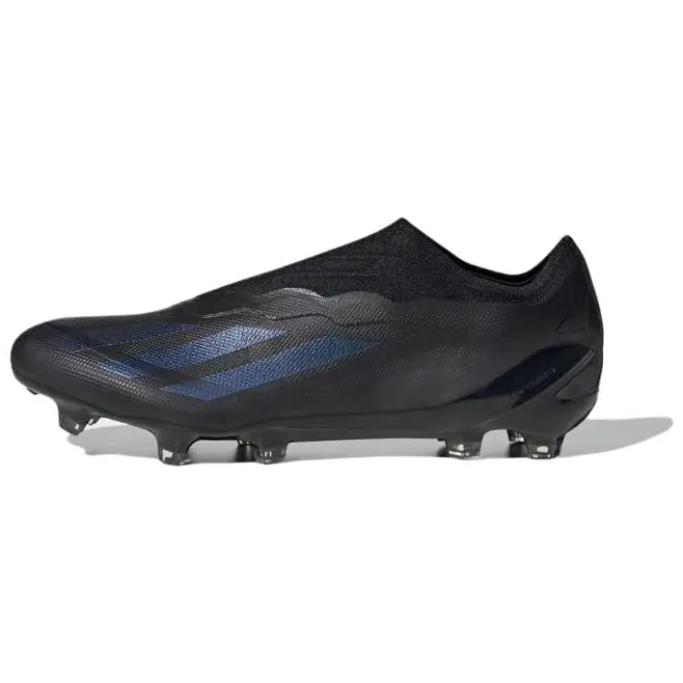 Adidas X Crazyfast.1 Laceless FG Nightstrike Pack' Durable Non-slip Soccer Cleats Unisex Black GY7382