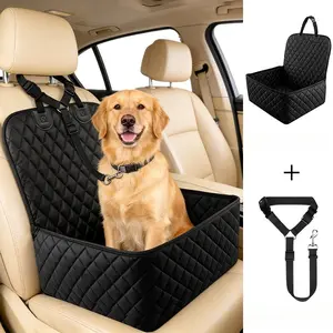 Pet Cat Dog Car Safety Belt Adjustable Leash Set, Safety Harnesses, Adjustable Leash Rope, Car Travel Accessories, Suitable for Dogs and Cats