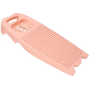 Non-Slip Laundry Washing Board, Household Washboard, Hand Wash Board, Manual Wash Clothes Laundry Pad Scrubbing Board for Household(15.7x8.07x1.06inches) (B-Light )