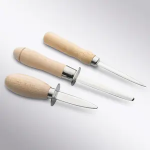 Ebematsu Stainless Japanese Wood Handle Oyster Shucker