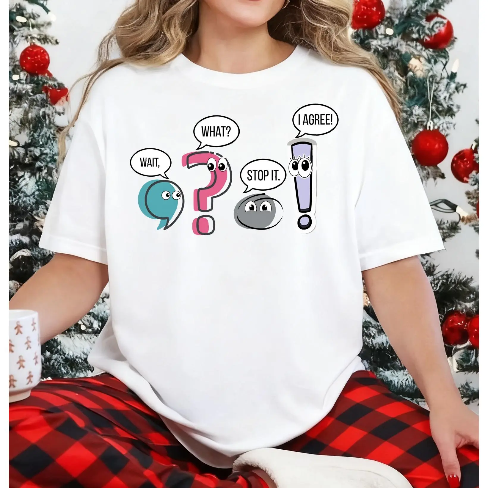 Funny Grammar Teacher Shirt, Punctuation English Teacher Gift, Wait What Stop It I Agree Shirt, Synonym Rolls Shirt, Teacher Day Shirt