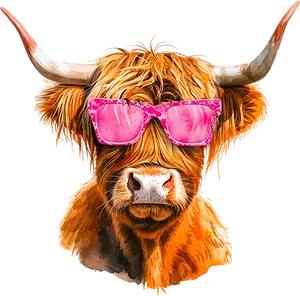 DTF Transfer – BC Cow Sunglasses Multi Sizes