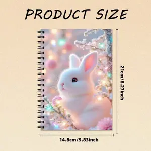 New Arrival Flashlight Notebook 100 Pages Sketchbook Spiral Bound Diary Notepad, Hot Selling Cross-Border Journal Book