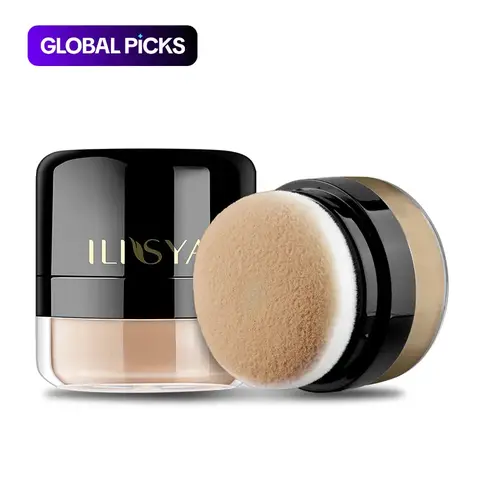 Long-Lasting Oil-Control Makeup Powder with Powder Puff, 1 Box Sweat-Proof Waterproof Facial Makeup, Natural Lightweight Makeup Powder, Finishing Powder, Makeup Setting Powder, Versatile Powder, Loose Setting Finishing Powder, Face Powder #GLOBAL PICKS