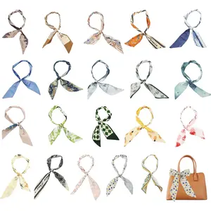 20 Pcs Bag Scarf, Purse Scarf For Handbags, Silk Neck Scarves For Purse Bags, Handbag Handle Ribbon, Stylish & Versatile Accessory