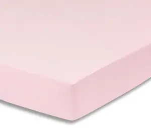 Everyday Kids Pink Fitted Crib Sheet