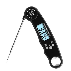 Foldable Food Thermometer, Meat & Grill Thermometer, Ideal for Baby Formula Monitoring, Essential Kitchen Tool for Cooking Safety