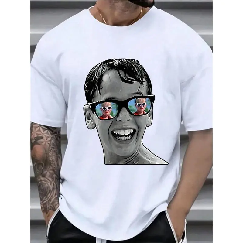 Men's  Cotton The Movie Sandlot - Soft Cotton Short Sleeve T-Shirt with Graphic Print for Men, Casual, Round Neck, Black Color T-Shirt, Men's Christmas men's graphic tee