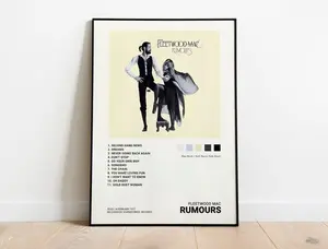 Fleetwood Mac - Rumours, Album Cover Poster Print, No Frame