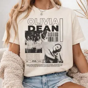 Vintage Olivia Dean Tee, Graphic Tees, Unisex Y2K Cotton Tee, Streetwear FOF