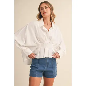 That Girl Linen Button Down