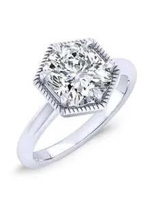 Aspen - Cushion Moissanite Engagement Ring