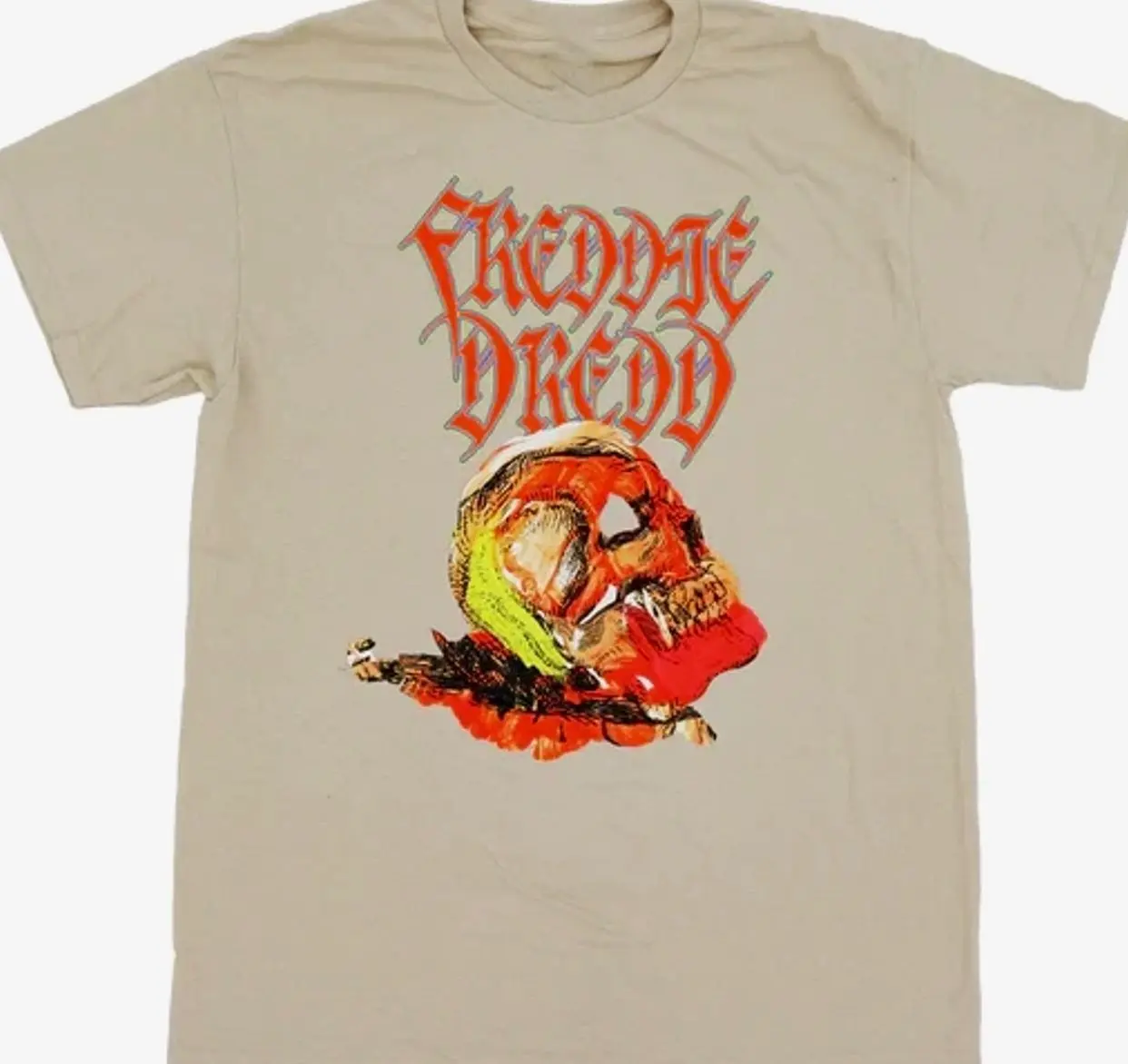 New T Shirt Sand Freddie Dredd Unisex Adult Short Sleeve NZ307 FREE SHIPPING M