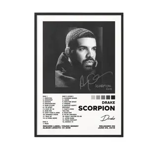 Scorpion Album Poster No Frame / Album Cover Poster / Music Gift / Music Wall Decor / Album Art / Decor Home Ornaments Room Decoration Items Artistic wall decor wall art posters