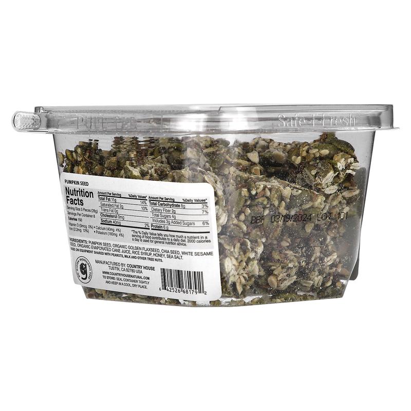 Country House Pumpkin Seed, Chia + Flaxseed, 6.5 oz (184 g)