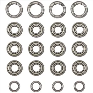 20Pcs Ball Bearing Kit for Tamiya TT01 TT-01 TT01D TT01E TT01R DF02 1/10 RC Car Upgrade Parts