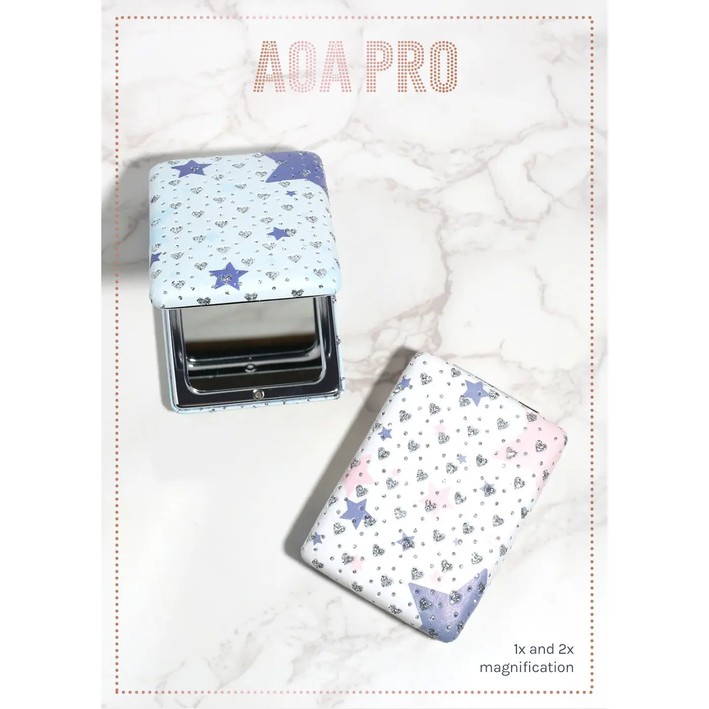 AOA Pro Double-Sided Compact Mirror – Starry