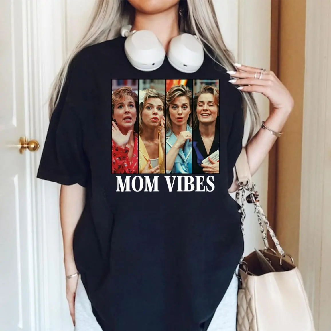 Mom Vibes Thug Life Shirtr, 90s Mom Vibes T-Shirt, Mother's Day Gift, Soft Touch, Feels Like a Favorite, Year-Round Style, Easy