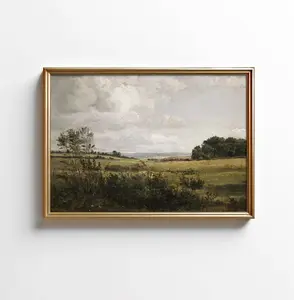 Vintage Landscape Art |     Sad Wall Art |     Living Room Paintings |     Printable Wall Art |     Country Landscape Prints |     Rustic Country Prints(Note: Frame shown for display only) Decor Gift