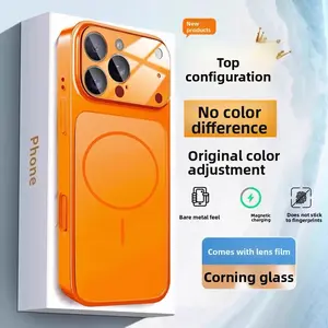 Original color, ultimate bare metal feel, drop-proof glass phone case, suitable for iPhone 17 Air, iPhone 17 Pro, iPhone 17 Pro Max/iPhone 16, 15, 14, 13, Halloween, Christmas, Valentine's Day gift