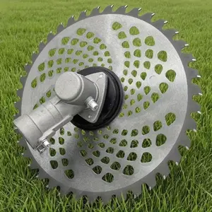 Gasoline Brush Cutter Accessories Trimmer Garden Gardening Tools Lawn Mower Parts Grass Cutter Blade 40 Teeth Alloy 255mm Lawn Mower Blade (255mm X 40 Teeth Metal Alloy), Durable Lawn Care Tool, High-Quality Cutting Edge, Essential Gardening Equipment