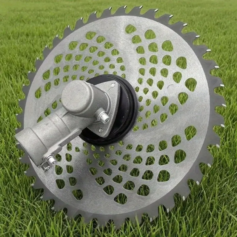 Gasoline Brush Cutter Accessories Trimmer Garden Gardening Tools Lawn Mower Parts Grass Cutter Blade 40 Teeth Alloy 255mm Lawn Mower Blade (255mm X 40 Teeth Metal Alloy), Durable Lawn Care Tool, High-Quality Cutting Edge, Essential Gardening Equipment