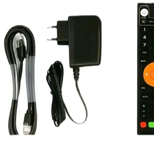 Bluetooth 5.0 Radio Frequency Universal Clicker with HDMI and 5v Universal AC power adapter kit.