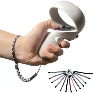 Improved Replacement Wrist Wraps for Oculus Quest 2 Gen Controller, Professional Wrist Lanyards with  White Stopper, Replacement Adjustable Hand Straps for Oculus Controller(Dapple)