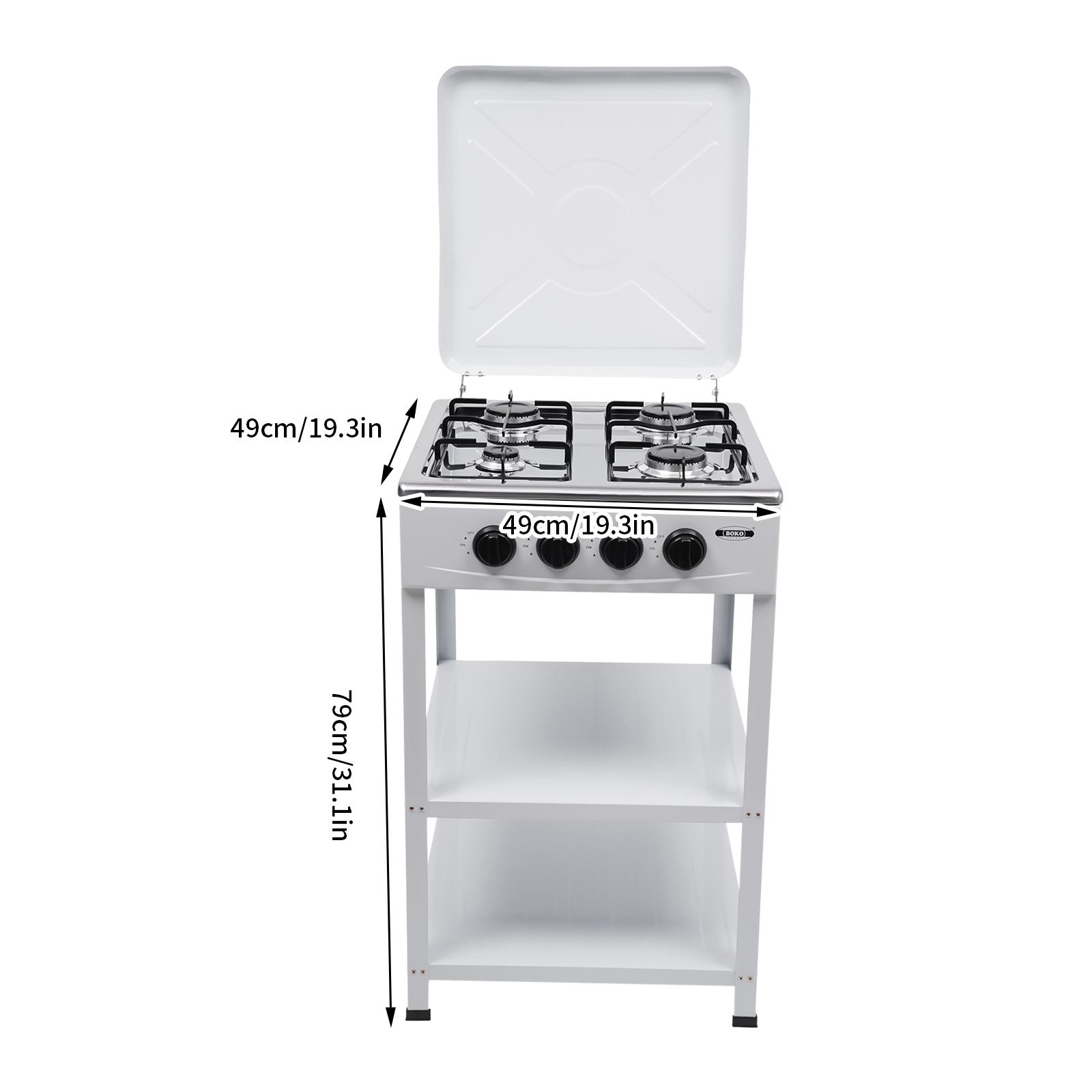 4 Burner Freestanding Gas Stove NG LPG Outdoor Camping Portable Cooktop with 4 Knobs Manual Ignition for RV Travel Emergency Preparedness Family Use 4 Burner Freestanding Gas Stove NG LPG Outdoor Camping Portable Cooktop with 4 Knobs Manual Ignition for RV Travel Emergency Preparedness Family Use