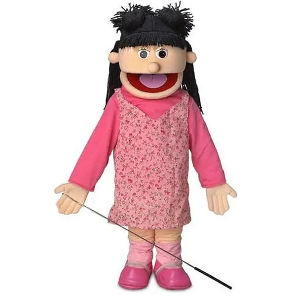 Susie, Girl Puppet, Peach Skin (25")