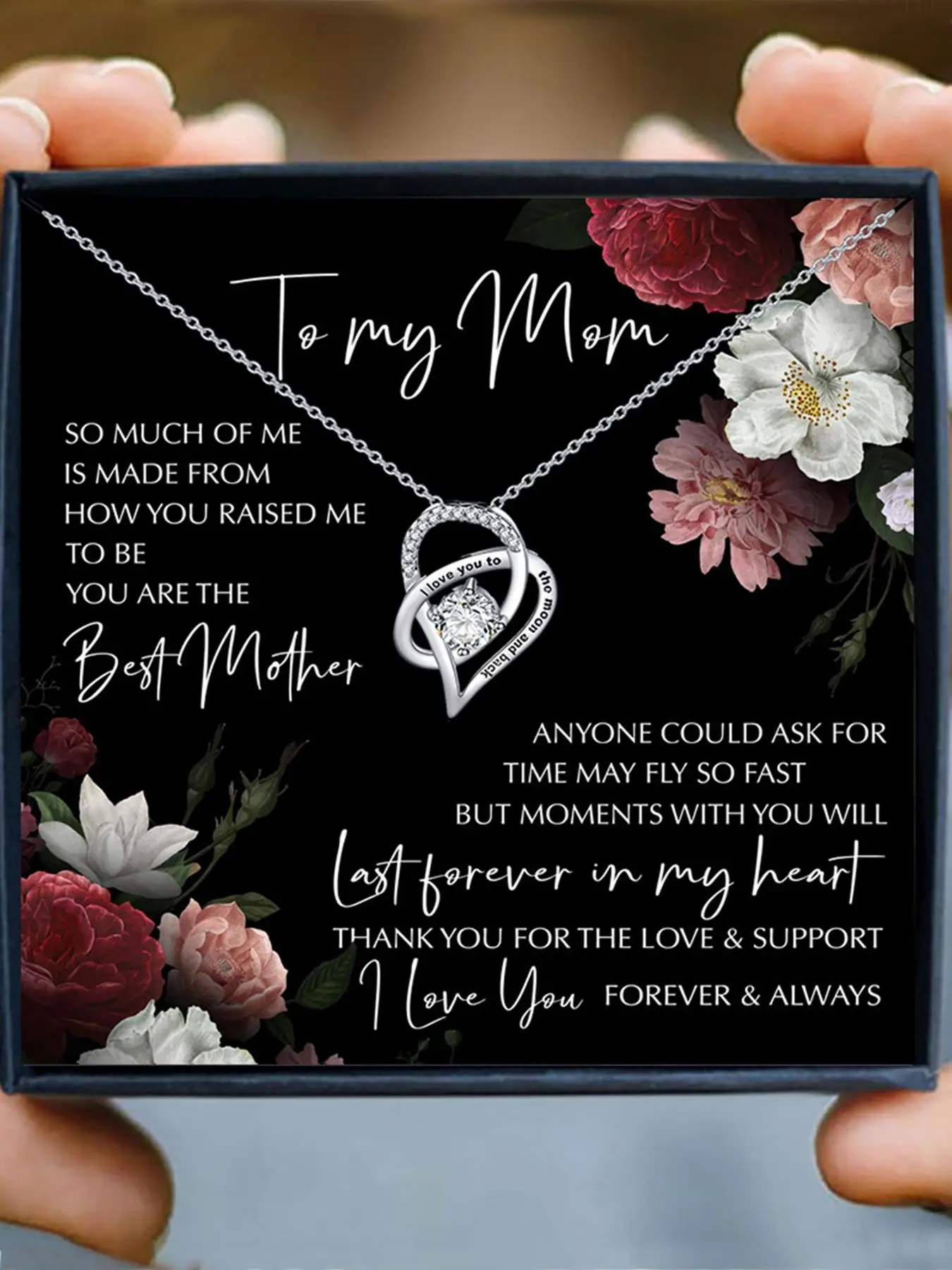 Summer Elegant Heart Shaped Rhinestone Decor Pendant Necklace, Stainless Steel Jewelry for Party, Daily Clothing Decor, Trendy All-match & Exquisite J