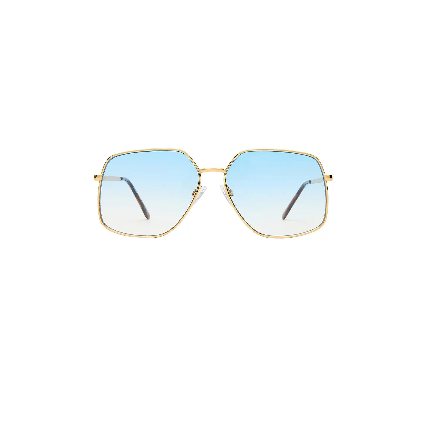 AIRE Altair Sunglasses in Gold, Havana, & Sky Blue Gradient