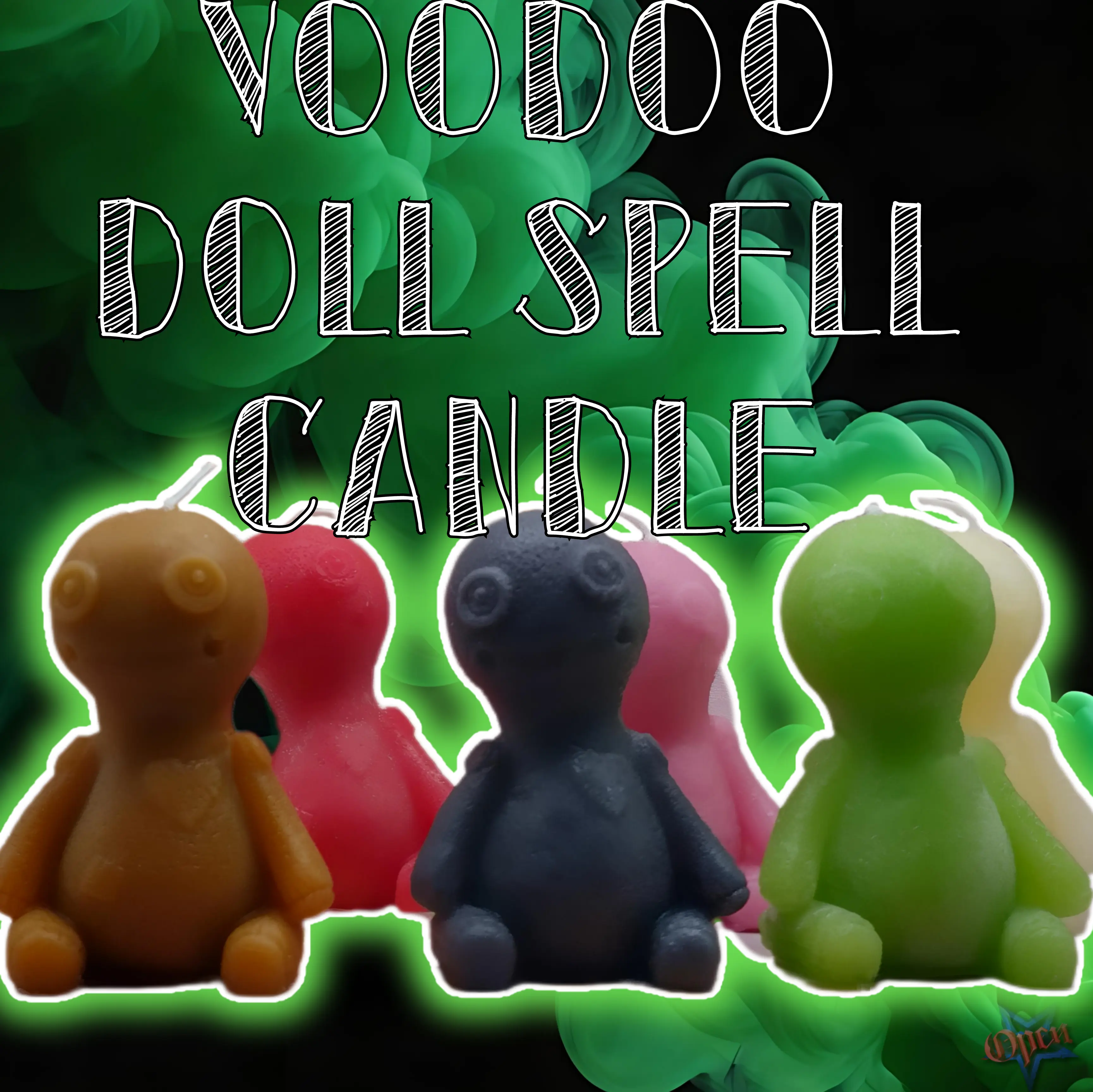 Voodoo Doll Spell Candle | All Colors Voodoo Doll Spell Candle | All Colors