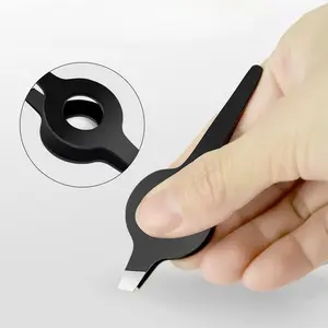 1pc Stainless Steel Tweezers, Hair Pluckers, Beard Plucking, White Hair Plucking, Chicken Feathers, Duck Feathers, Plucking Tools