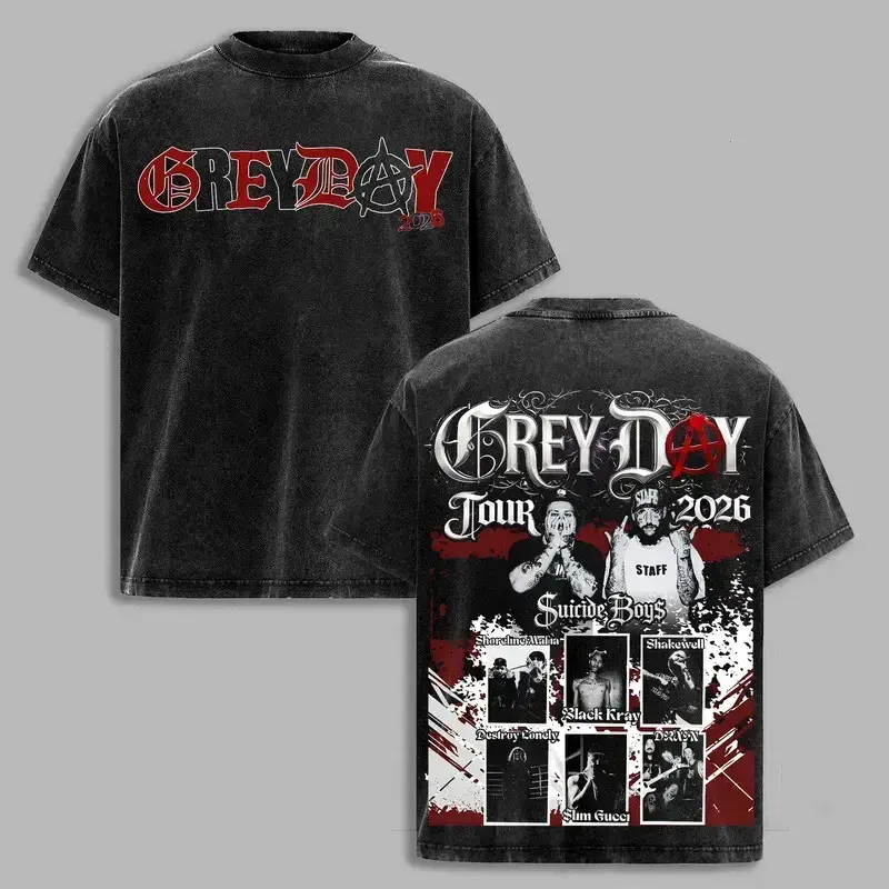 Premium GreyDay 2026 Tour Schedule Tour Dates Shirt, G59 Tour Merch, Unisex Rapper Clothing, Hip-Hop G59 Shirt Gift for Fan, Vintage Band Shirt, Gift for Music Fan