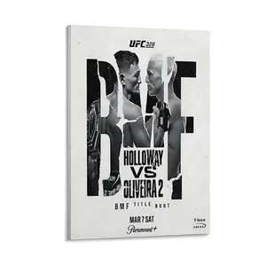 UFC 326 Holloway vs Oliveira Las Vegas TMobile Arena Poster