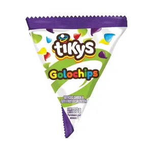 Tikys Golochips Single Pack 20g Sweet Tuti Fruti Flavored Candy Drops
