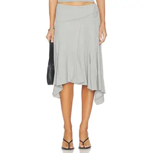 With Jean Sharni Skirt in Grey
