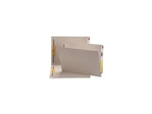 Smead Manufacturing Company SMD25849 Color Fastener Folder- .75in. Exp- Letter-Size- Gray