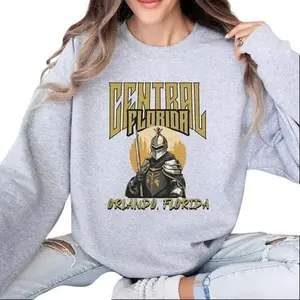 University Of Central Florida Retro Sweat Knights Vintage  Graphic Ucf Shirt Sweatshirt Casual Clothing