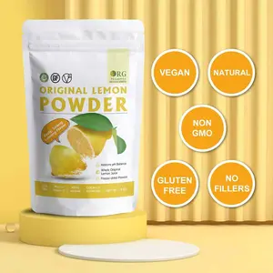 Lemon Powder 8oz | Freeze-Dried Whole Lemon Juice, Strong Lemony Flavor | Natural, Vegan, Gluten-Free, Perfect for Cooking & Drinks