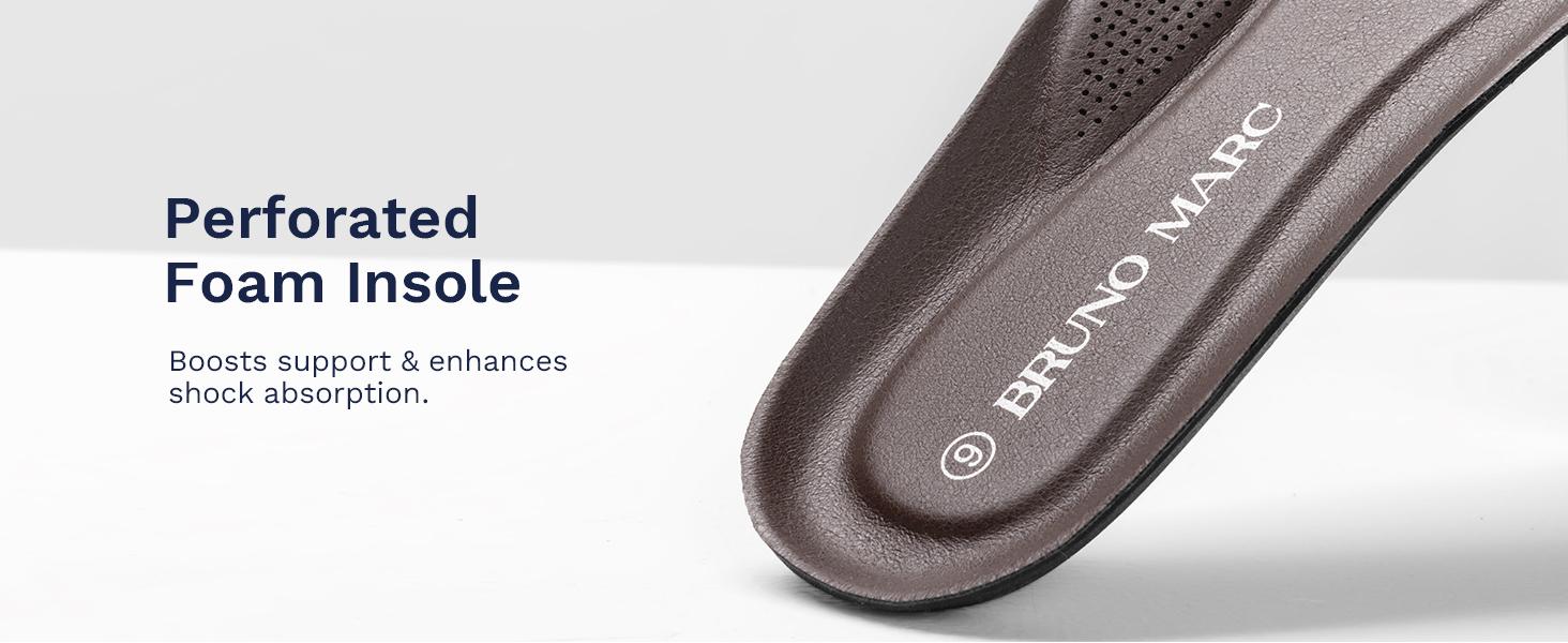 Bruno Marc Men's Metallic Slip-On Dress Loafers SpringStatements