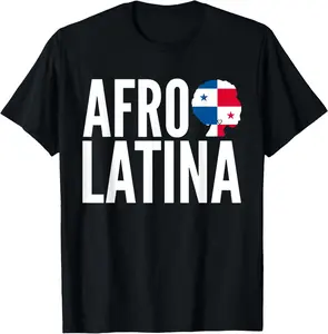 100% Cotton Caribbean Afro-Latina Panama Flag Panamanian Creole Pride T-Shirt