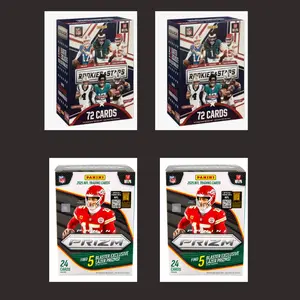 PYT Break 1: Pick Your Team in our break of 2 2025 Prizm Blaster Boxes and 2 2025 Panini Rookies & Stars Blasters!
