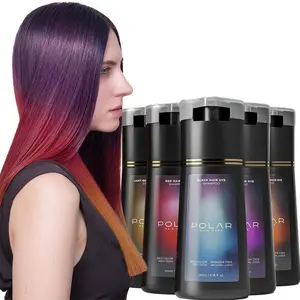 Polar Haircare - Hair Dye Shampoo for Gray Hair for Women & Men Natural Hair Dye Kit - Semi Permanent Hair Dye Shampoo - Vegan Hair Dye USA 6.76 Fl Oz