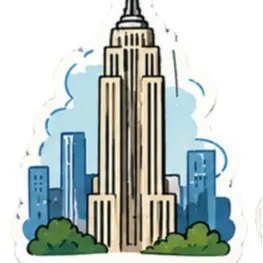 Empire State Building Sticker