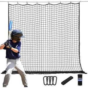 Baseball & Softball Backstop Nets, Heavy Duty  Practice Nets,  Netting Barrier,DIY Ball Net,Hitting Net for Baseball, Hockey, Soccer, LAX and