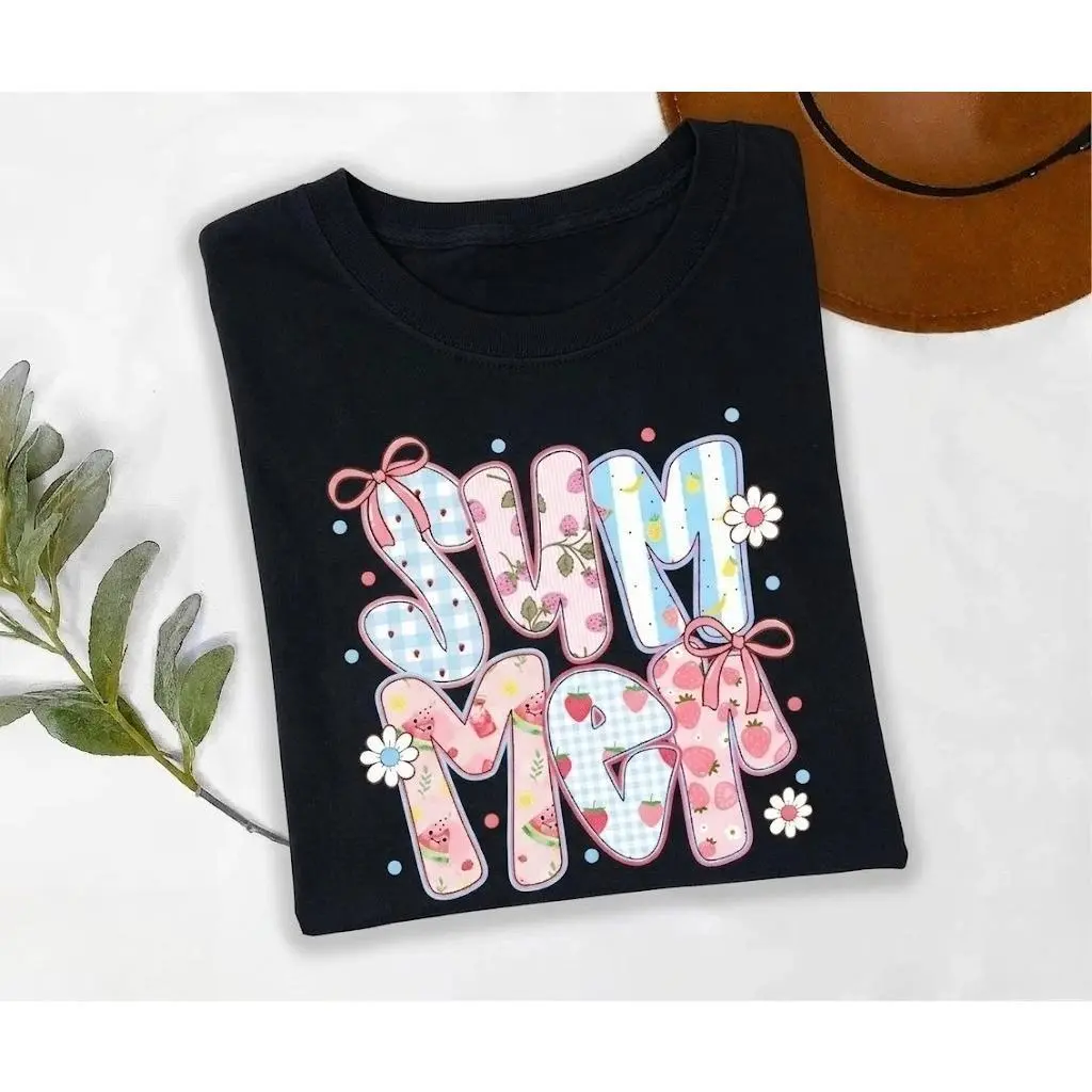 Floral Summer Shirt, Summer Vibes Shirt, Holiday Shirt, Summer Vacation Shirt, Beach Vibes Shirt, Summer Days Shirt