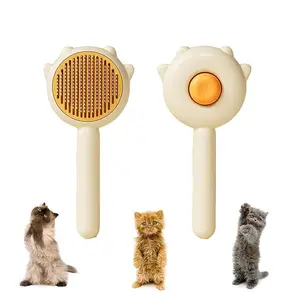 Upgrade Cat Brush, Pet Hair Cleaner Brush, Pet Grooming Cat and Dog Brush, Magic Pet Comb, Self Cleaning Cat Brush, Cat Grooming Brush, Cat Shedding Brush