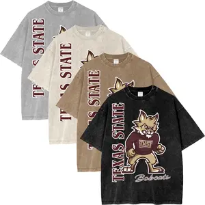 Texas State Boko the Bobcat Vintage Graphic Tee